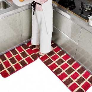 厨房地垫防滑防油家用进门门垫门口脚垫中式 长条吸水吸油地毯耐脏