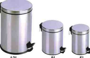 垃圾桶上海 家用厨房卫生间脚踏式 不锈钢垃圾桶 欧式 创意时尚