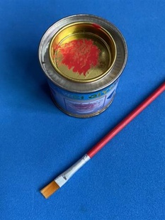 红黑绿色清明节扫墓红绿黑白黄蓝色小罐油漆碑文补涂色小瓶油漆笔