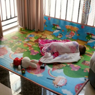 农村大炕上 垫子加厚小孩爬行垫宝宝隔凉地垫卧室婴儿防摔泡沫垫