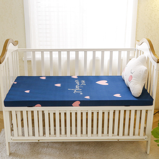 婴儿床垫新生儿童海绵床垫四季 通用幼儿园午睡垫宝V宝床褥子可定