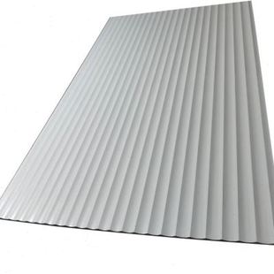 厂促大宽凹槽半圆白色波浪板装 饰板格栅背景墙密度板PVC户外防品