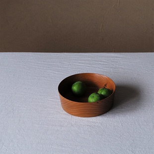 樱 桃木木碗 小果盘实木制便携户外餐具日式 简约木器