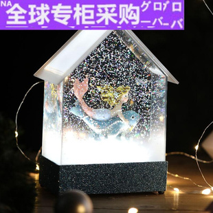 日本新款 A天空之城音乐盒水晶球八音盒生日礼物女孩女生小儿童情