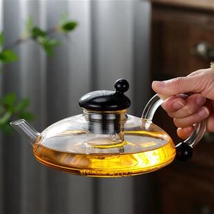 财鼠壶全度花茶壶套装 煮下午水果茶玻璃茶具耐热杯子北欧风轻奢