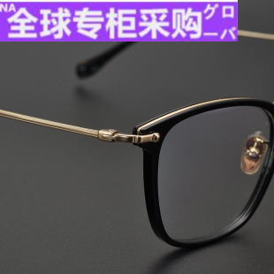 日本新款 2022新款 近视眼镜女 纯钛方框大脸显瘦防蓝光可配度数眼