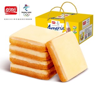 盼盼梅尼耶干蛋糕1000g整箱休闲食品早餐面包奶香味饼干零食小吃