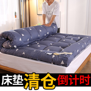 加厚床垫羊羔绒软垫被双人睡1.8m1.5米学生床褥子宿舍0.9单人家用