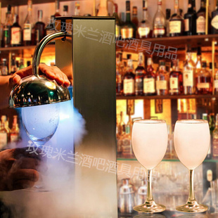 酒吧商用杯子冷冻二氧化碳冷杯器预调鸡尾酒香槟气泡洋酒杯冷却机
