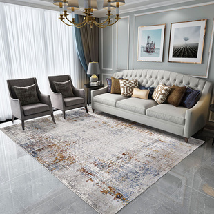 新款 土耳其进口现代简约轻奢地毯客厅茶几毯美式 欧式 沙发卧室家