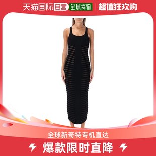 香港直邮Balmain 女士Balmain 镂空无袖 针织连衣裙