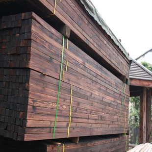 厂家碳化木加工碳化木来料加工碳化木碳化防腐木防腐碳