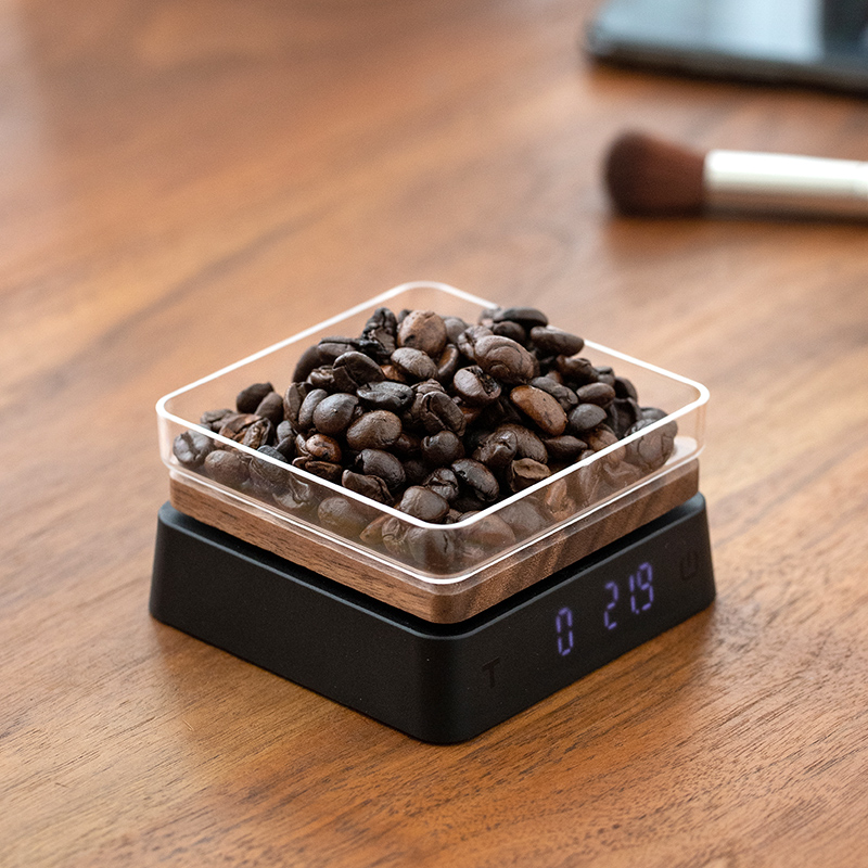 皇啡&帝国联名款 小黑客咖啡电子秤可计时咖啡克秤高精度LED烘焙秤