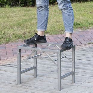 简约折叠桌腿支架折叠桌架铁桌脚架子桌子腿折叠桌子支架餐桌脚架