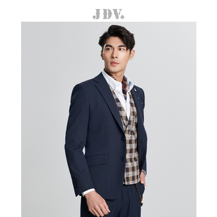 外套WMM1045 藏青色商务通勤气质西服西装 商场同款 JDV男装 春秋新品