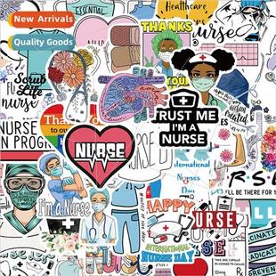 decorative stickers graffiti nurse cartoon pharmacist lug