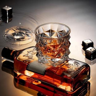 高端威士忌酒杯洋酒杯水晶玻璃创意古典家用啤酒高档高端酒具套装
