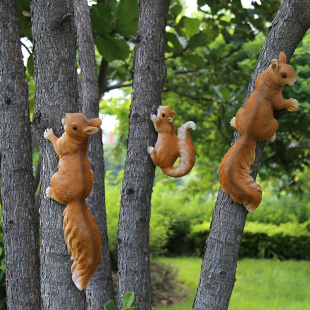 入户花园装 饰庭院户外别墅公园林景观雕塑仿真动物创意小松鼠摆件