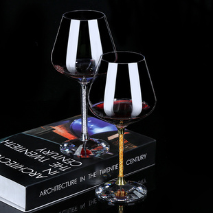 红酒杯套装 欧式 水晶玻璃葡萄酒高脚杯创意醒酒器套装 家用轻奢酒具