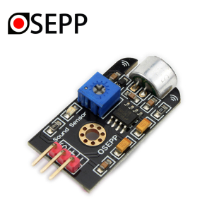 适用于Arduino树莓派 OSEPP声音传感器模块 模拟信号放大增益可调