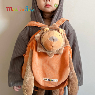 moulinroty法国进口幼儿园小书包儿童宝宝玩偶背包男孩女孩1 3岁
