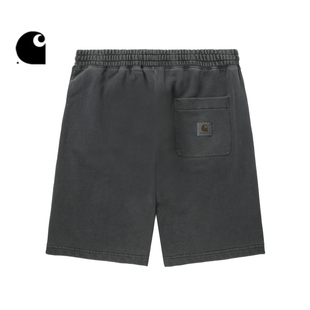 Carhartt WIP运动短裤 新品 经典 春季 LOGO标签特染造旧卡哈特 男装