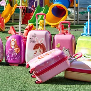 韩版 可爱行 旅行包大童女孩旅游箱包儿童小拉箱女童防水小孩拉杆式