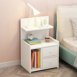 床头柜卧室简约现代迷你小型一对床边简易小柜子储物收纳柜置物架
