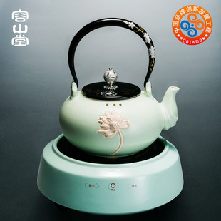 容山堂电器电陶炉茶炉蒸煮茶器陶瓷触控静音烧水壶家用大功率日式