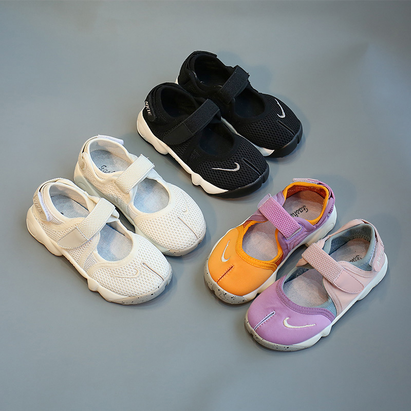 男童运动鞋 2023夏季 不分趾宝宝鞋 儿童凉鞋 网面透气软底女童鞋 新款
