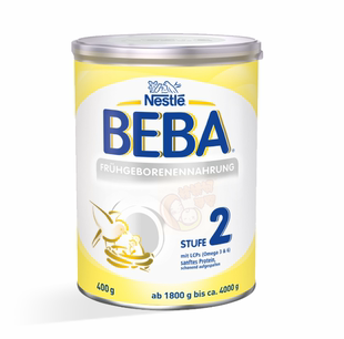 运损德国BEBA雀巢贝巴特别能恩早产奶粉低体重儿400g 售出不退换