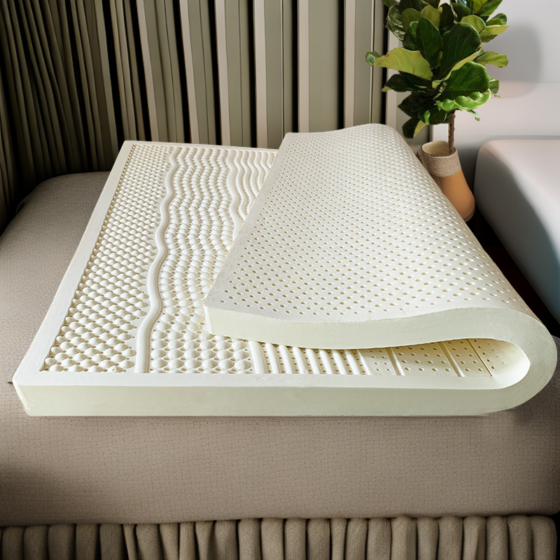 泰国进口天然乳胶床垫1.8m护脊软垫榻榻米1.35可折叠床褥垫子定做