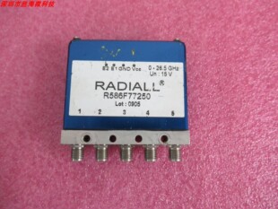 RADIALL进口 R586F77250 SMA 射频 26.5GHz 15V SPDT同轴开关