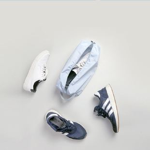 旅行防尘便携鞋 子收纳袋球鞋 简约拖鞋 包可折叠手提北欧风收纳袋
