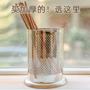 不锈钢筷子筒 筷笼奶茶店筷子盒家用放筷子盒勺筷筒置物架沥水架