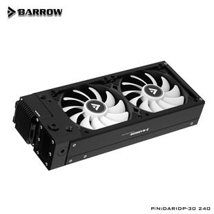 DARIDP Barrow ITX机箱集成方案 水冷排 泵排一体式 散热器 240
