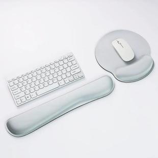 键鼠护腕手托套装 现货滑鼠垫键 高档记忆海绵护腕鼠标垫键盘垫套装