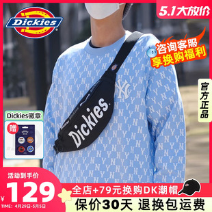 Dickies斜挎包男新款 潮休闲学生腰包运动百搭胸包女大容量单肩包