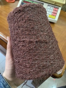 围巾毛衣棒针线 含85羊毛 价格 标价一斤 外贸羊毛圈圈纱