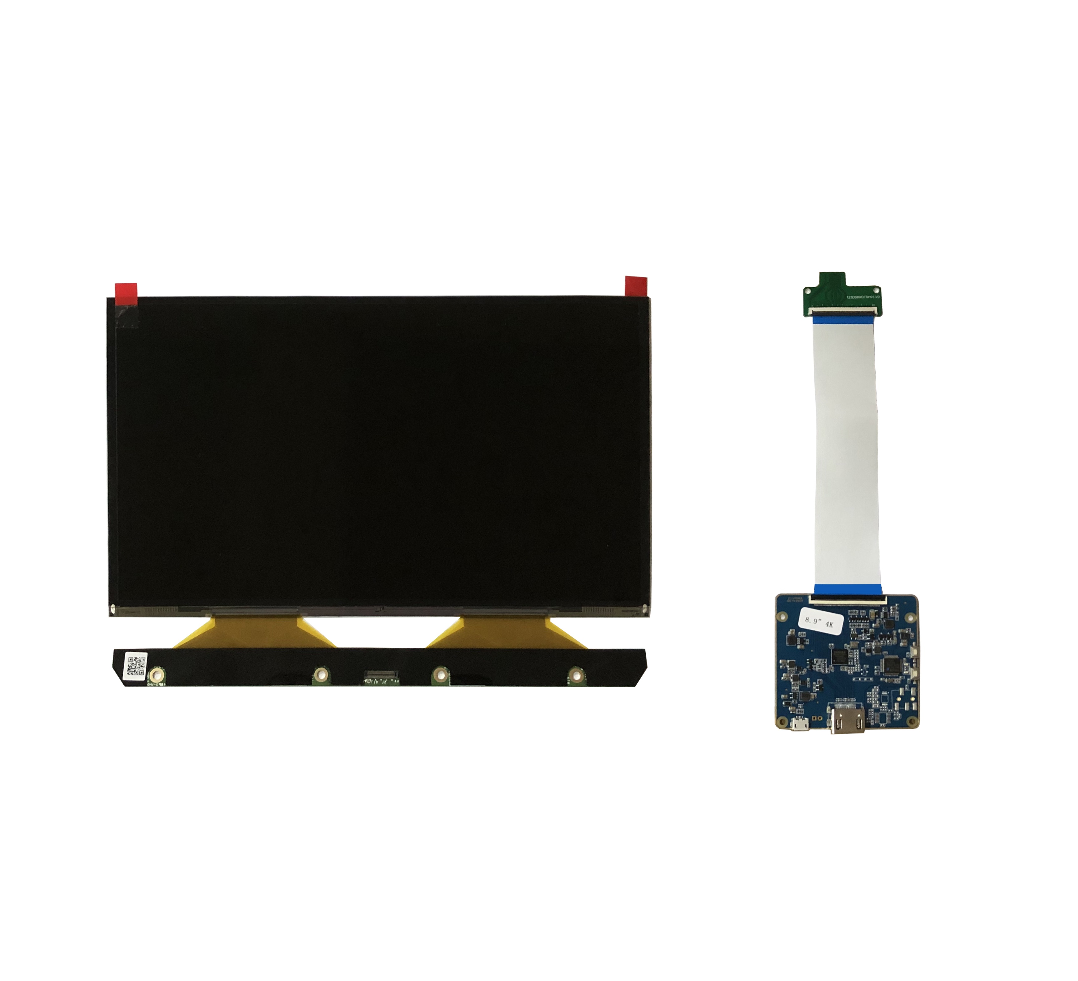 3d打印机8.9寸4K黑白屏树莓派方案nanodlp系统LCD光固化屏驱动