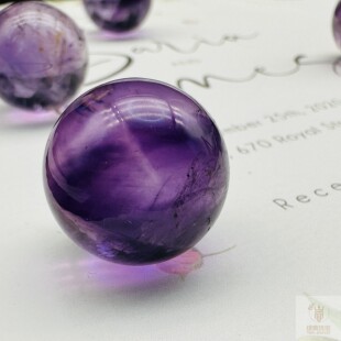 天然紫水晶球紫晶球原石摆件家居办公玄关桌面摆放礼物饰品