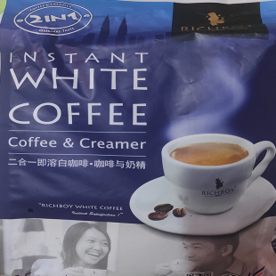 澳门代购 小吃进口食品办公室特产马来西亚富家仔白咖啡与奶精 包邮