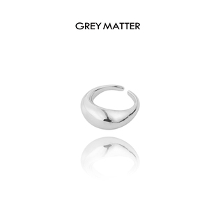 原创设计 925纯银戒指 流体水滴状戒指 GREYMATTER 金属质感