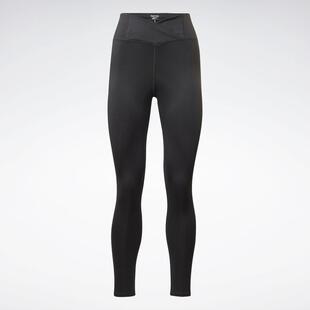 正品 Reebok锐步专柜舒适经典 黑色紧身女士健身训练运动长裤 24热销