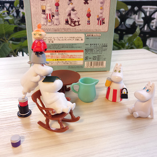 日本肥精灵姆明一族moomin姆明景观摆件叠叠乐创意益智玩具礼物
