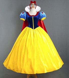成人白雪公主裙舞台演出cosplay服装 女童节日礼服 2022万圣节服装