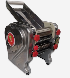 福鹿不锈钢电动面条机家用全自动压面机饺子皮机小型多功能擀面机