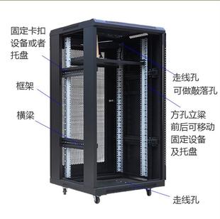 21U非标柜电气柜配电柜监控upsD蓄电池工控设备定订制作金属机柜