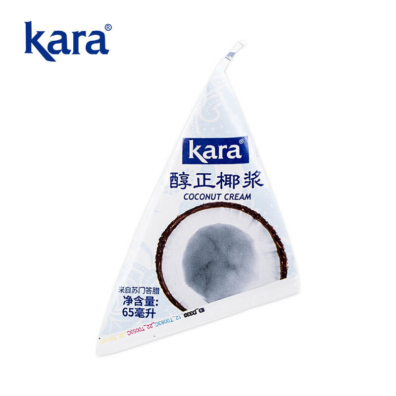 KARA牌醇正浓椰浆65ml 拒绝添加奶茶店西米露生椰拿铁甜品烘焙原料