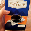 蓝山美式 提神低脂速溶咖啡粉无蔗糖20包 Catfour琎口燃油黑咖啡粉